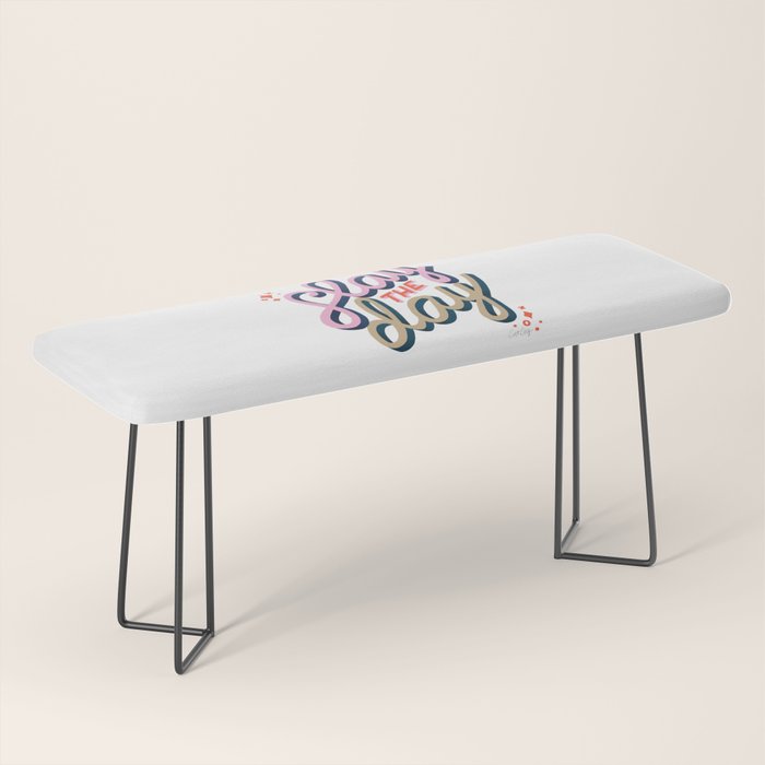 Slay the Day - Coral & Pink Bench Gallery Image 1