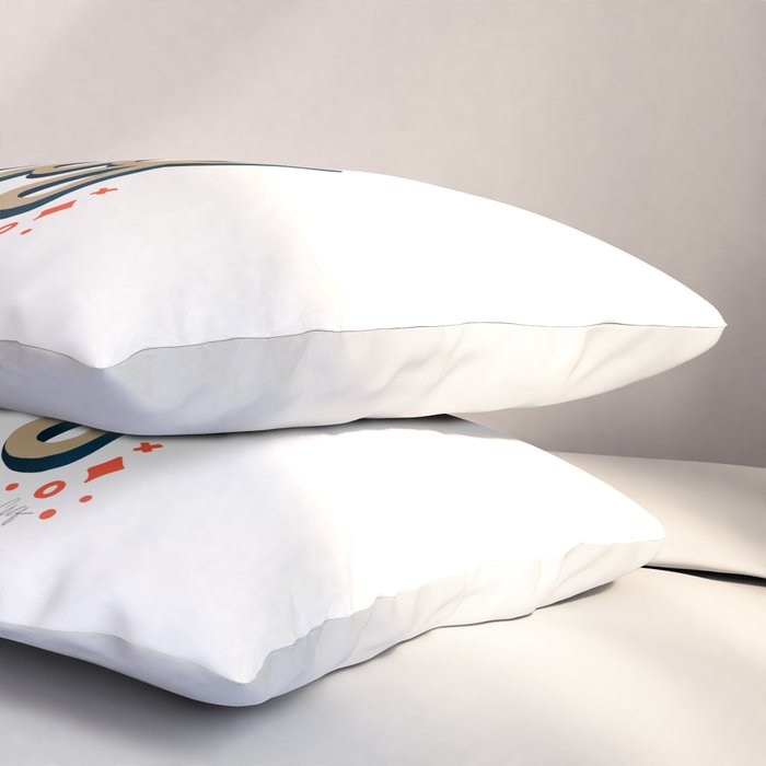 Slay the Day - Coral & Pink Pillow Sham Gallery Image 3