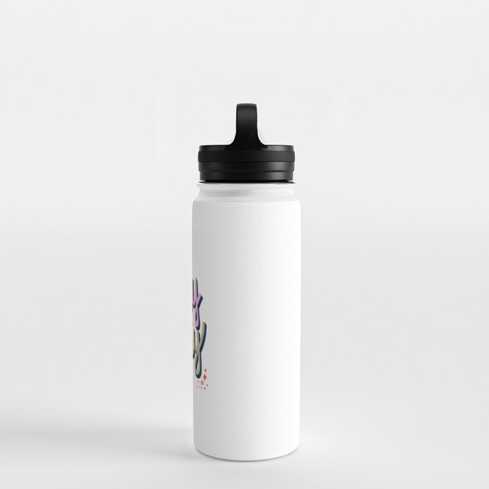 Slay the Day - Coral & Pink Water Bottle Gallery Image 2