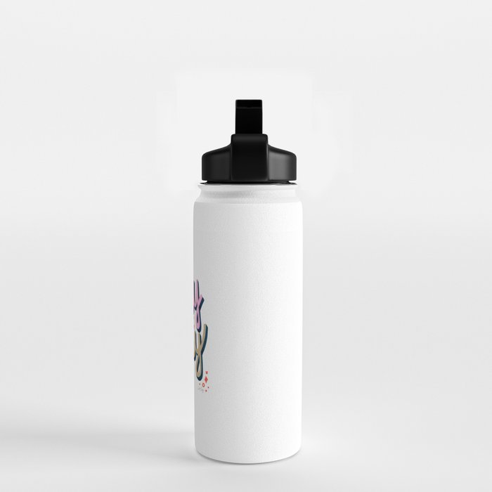 Slay the Day - Coral & Pink Water Bottle Gallery Image 2