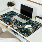 Bohemian leafy forest at night Desk Mat Gallery Image 2