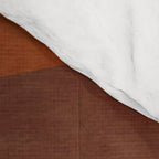 Brown Burnt Orange Beige Tones Green Abstract Art Comforter Gallery Image 4