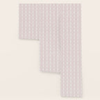 Wavy lines and tiny blooms - dusty pink and beige cream tones pattern Wallpaper Gallery Image 3