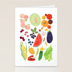 Summer Fruits & Vegetables Stationery Card Gallery Image 2