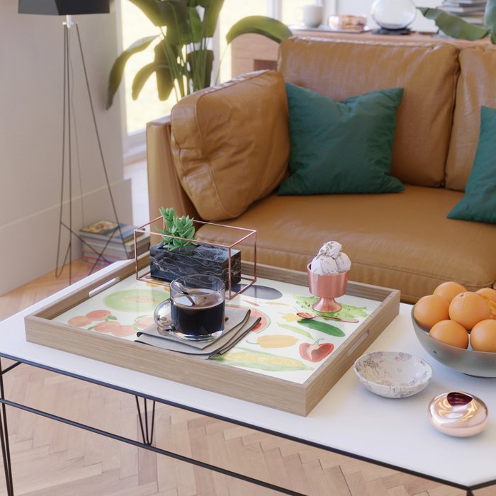 Summer Fruits & Vegetables Serving Tray Gallery Image 2