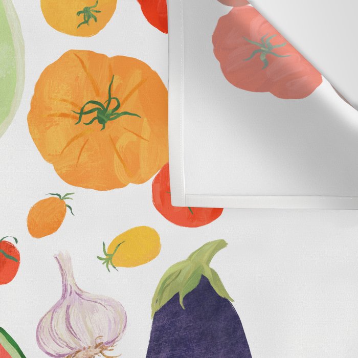 Summer Fruits & Vegetables Wall Tapestry Gallery Image 3