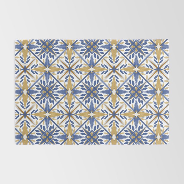 Geometric modern tile B Rug Gallery Image 2