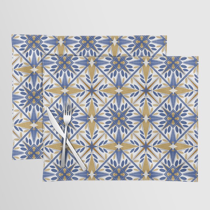 Geometric modern tile B Placemat Gallery Image 1