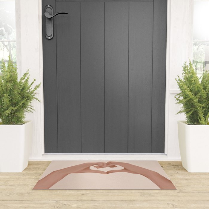 Heart Welcome Mat Gallery Image 3