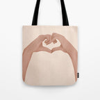 Heart Tote Bag Gallery Image 1
