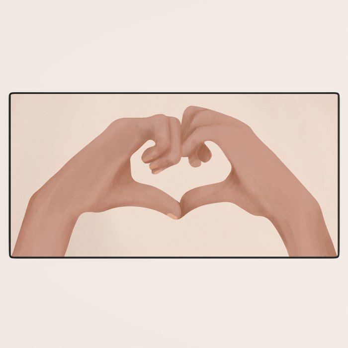 Heart Desk Mat Gallery Image 3
