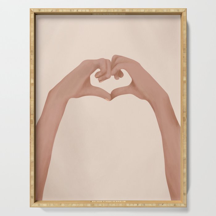 Heart Serving Tray Gallery Image 1