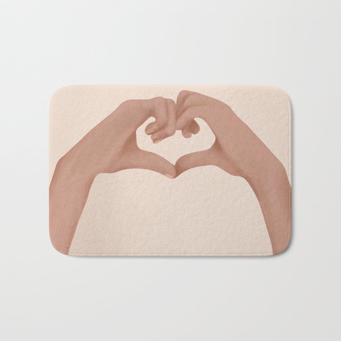 Heart Bath Mat Gallery Image 1