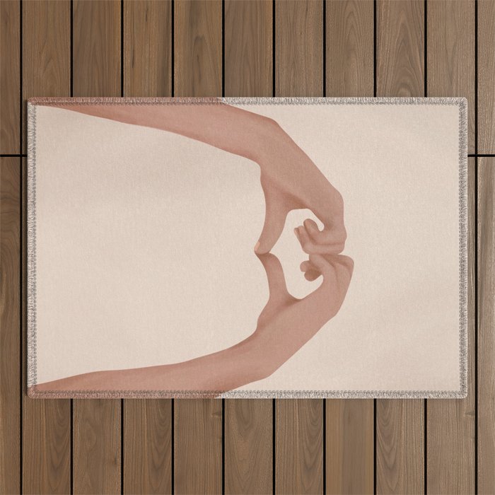 Heart Outdoor Rug Gallery Image 1