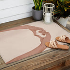 Heart Outdoor Rug Gallery Image 2