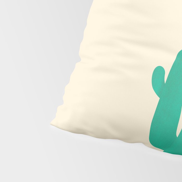 Cat on cactus Pillow Sham Gallery Image 4