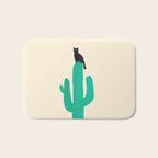 Cat on cactus Bath Mat Gallery Image 1