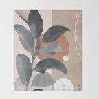Plant Life Design 02 Throw Blanket Gallery Image 2