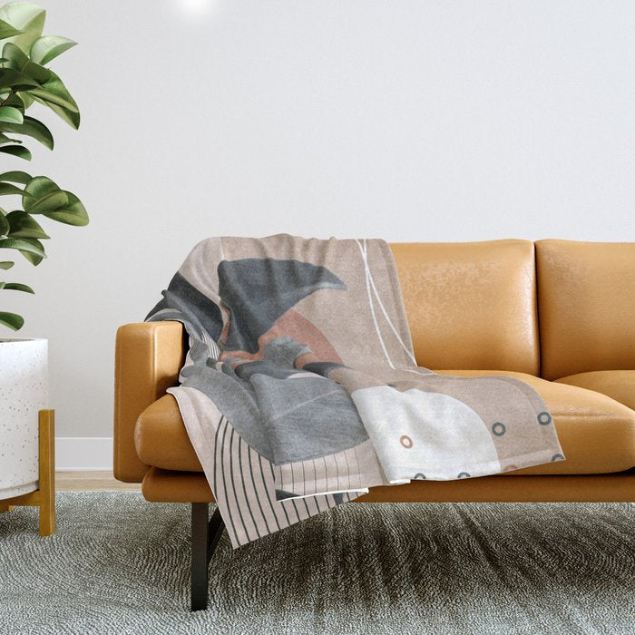 Plant Life Design 02 Throw Blanket Gallery Image 1