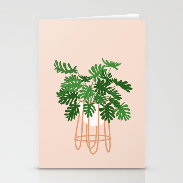 Vase no. 26 with Tropical Plant Stationery Card Gallery Image 2