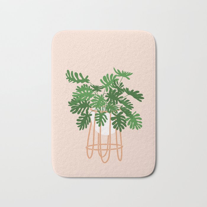 Vase no. 26 with Tropical Plant Bath Mat Gallery Image 1