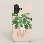 Vase no. 26 with Tropical Plant iPhone Case Gallery Image 1