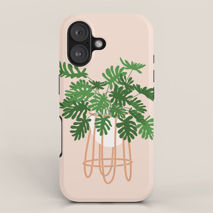 Vase no. 26 with Tropical Plant iPhone Case Gallery Image 1