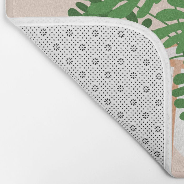 Vase no. 26 with Tropical Plant Bath Mat Gallery Image 2