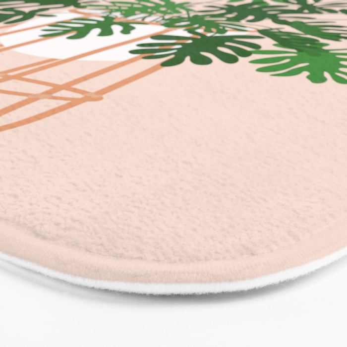 Vase no. 26 with Tropical Plant Bath Mat Gallery Image 3