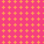 Swiss Cross Symbol in Pink and Orange Coffee Mug Gallery Image 2