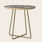 Vintage Midnight Florals Side Table Gallery Image 1