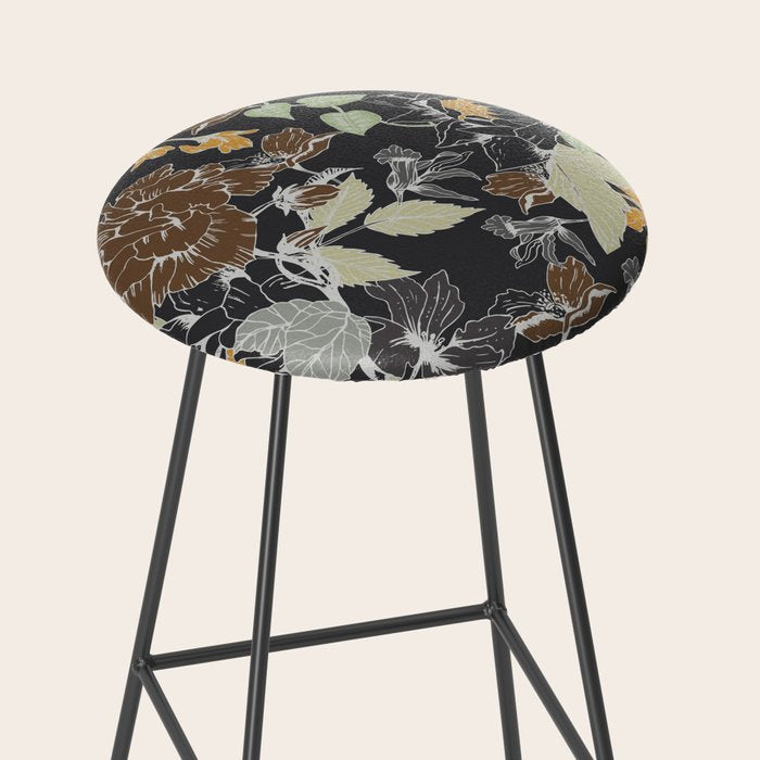 Vintage Midnight Florals Stool Gallery Image 2