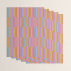 Mixed Stripes Pattern III 60s Rainbow Wrapping Paper Gallery Image 3