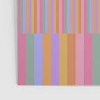 Mixed Stripes Pattern III 60s Rainbow Poster Gallery Image 3