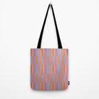 Mixed Stripes Pattern III 60s Rainbow Tote Bag Gallery Image 2