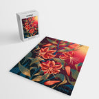 Tiger Lily - Orange Green Jigsaw Puzzle Gallery Image 2