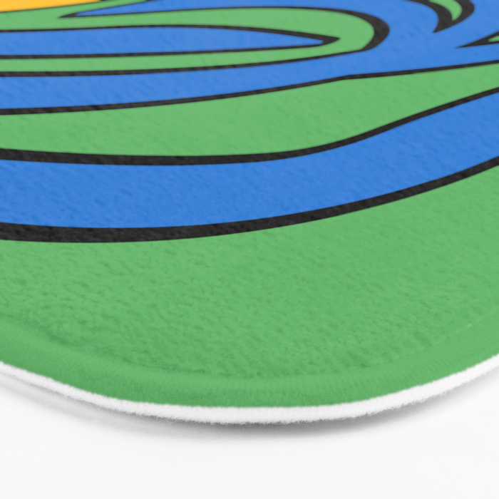 THE FLOWER OF JOY 02 Bath Mat Gallery Image 3