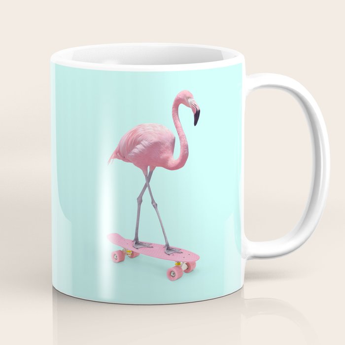SKATE FLAMINGO Coffee Mug Gallery Image 1