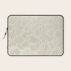 calming essentials meadow neutral white Laptop Sleeve Gallery Image 1