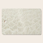 calming essentials meadow neutral white Cutting Board Gallery Image 1
