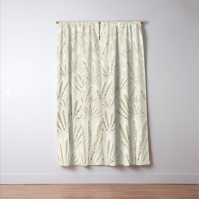 calming essentials meadow neutral white Window Curtain Gallery Image 3
