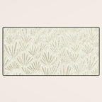 calming essentials meadow neutral white Desk Mat Gallery Image 3