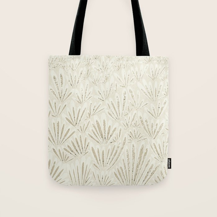 calming essentials meadow neutral white Tote Bag Gallery Image 1