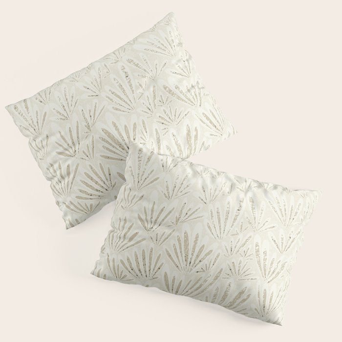 calming essentials meadow neutral white Pillow Sham Gallery Image 3