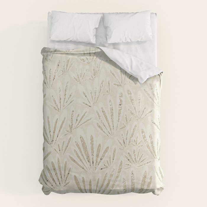 calming essentials meadow neutral white Duvet Cover Gallery Image 6