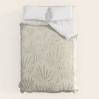 calming essentials meadow neutral white Duvet Cover Gallery Image 6