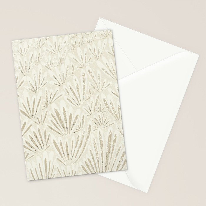 calming essentials meadow neutral white Stationery Card Gallery Image 2