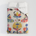 Hummingbirds & Flowers Duvet Cover Gallery Image 6
