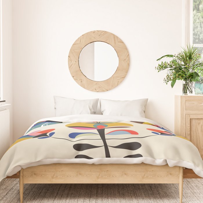 Hummingbirds & Flowers Duvet Cover Gallery Image 3
