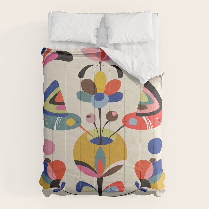 Hummingbirds & Flowers Comforter Gallery Image 1